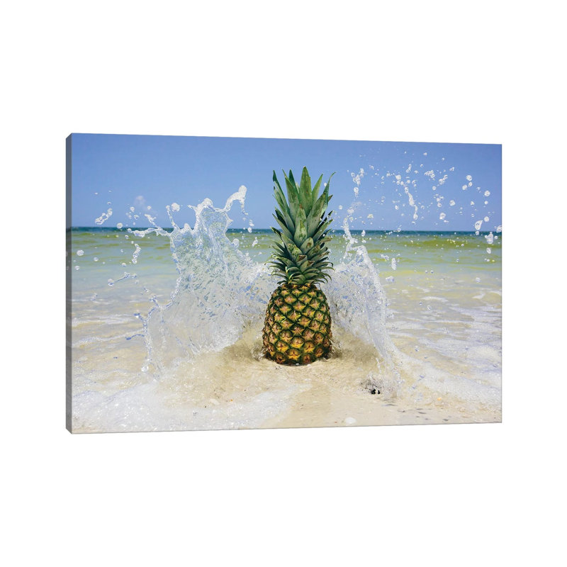 South Florida Pineapple III by Adam Mead - Wrapped Canvas Print, 20.32 cm H x 30.48 cm W