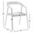 Brittant 18'' H Polyurethane Upholstered Oak Armchair