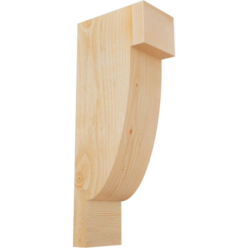 Corbeau alpin, H 26 po x l 6 po x P 10 po, Sapin de Douglas, Sciage brut