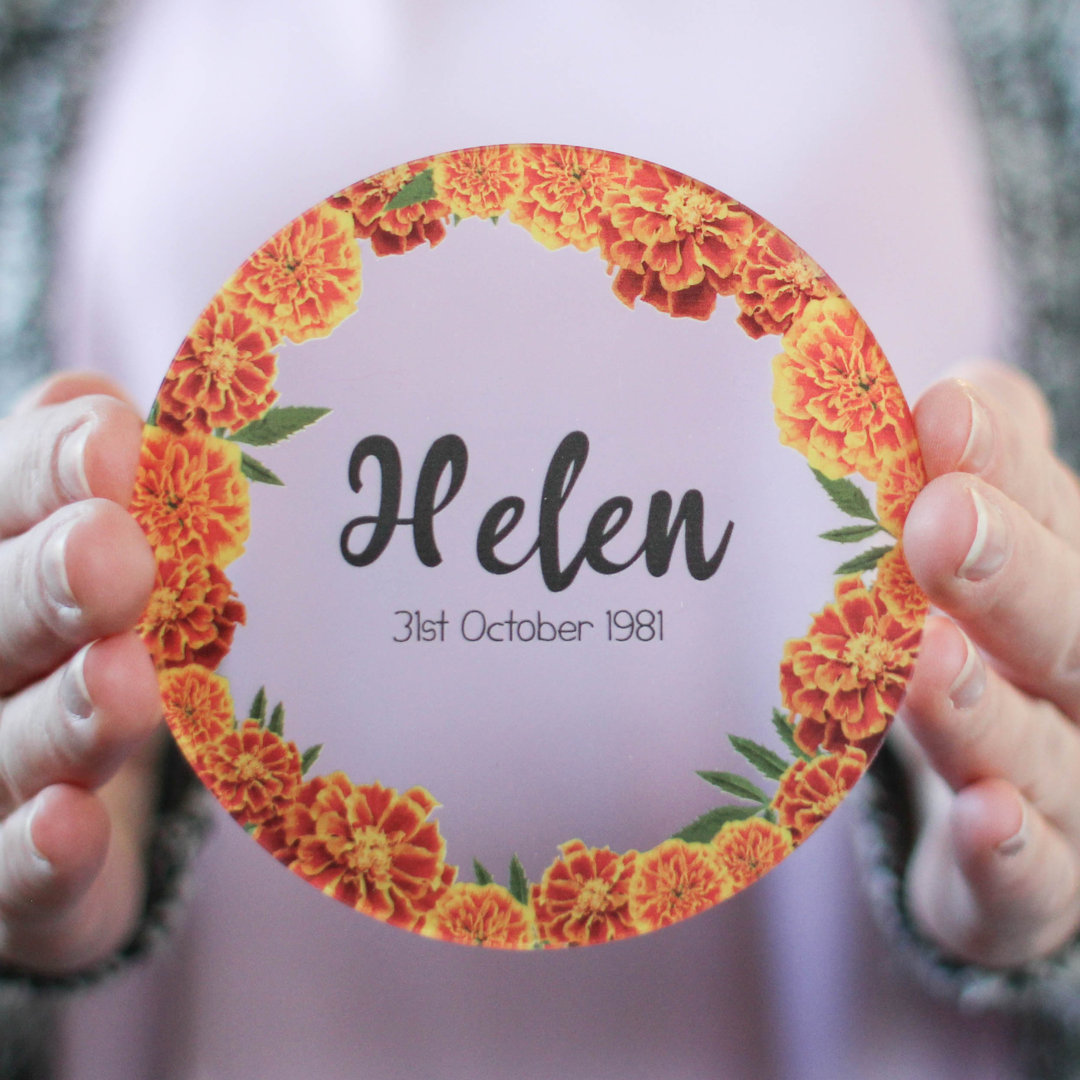 Acrylic Round 1 Piece Coaster