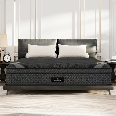 12" Compact Twin Memory Foam Medium Firm Gel Single Hybrid Mattress with Motion Isolation & Spine Protection for Hotel, Bedroom, Apartment