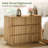 Oversized Solid Wood Nightstand-839072856