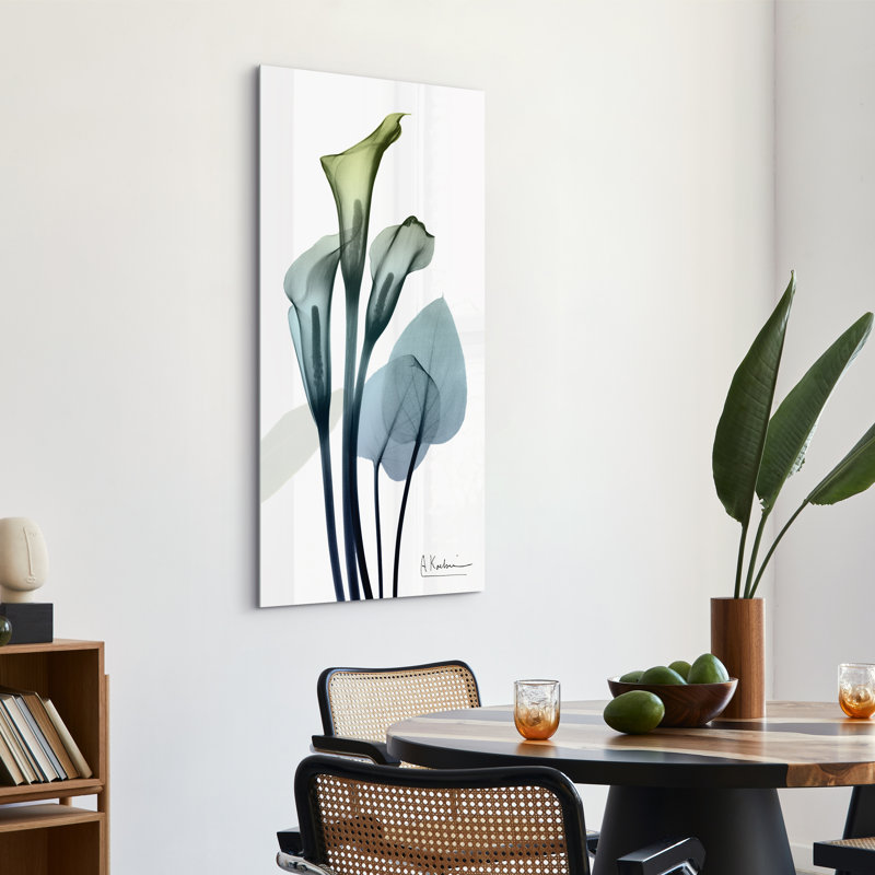 Calla Lily par Albert Koetsier - reproduction de photo sur verre sans cadre