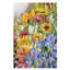 Art mural sur toile tendue - Annelein Beukenkamp «Flower Power Yellow Blue» pour décoration de salon, de chambre à coucher ou de bureau - 12 x 19-30396138