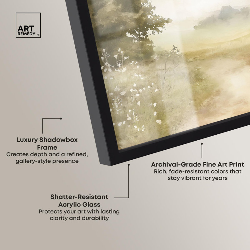 «English Escape Shadowbox Print» par Art Remedy, H 17 po x l 21 po, Noir