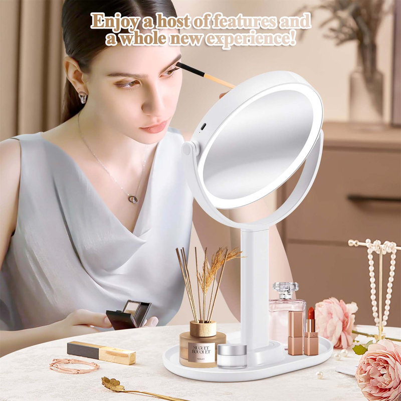 Demetrias Round Floor Mirror