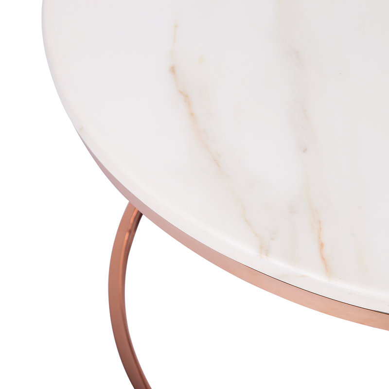 Rugeley Drum Coffee Table, Copper