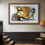 Chat et gros poisson de Pablo Picasso - Encadré sous verre acrylique, grand tableau pour salon-2114714825-2114714842-2114714846