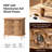 Arelys 26"W Carved Fronts 3-Drawer Traditional End Table with Charge Station USB Ports-114222026