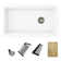 Granite Composite Double Bowl Kitchen Sink with Pi