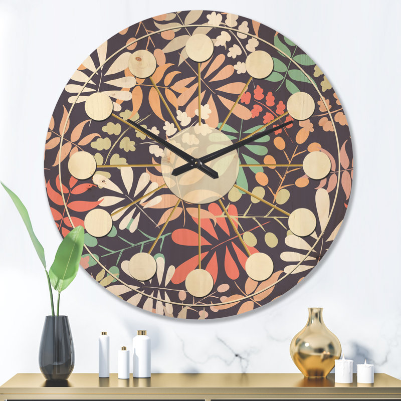 Solid Wood Wall Clock, Large