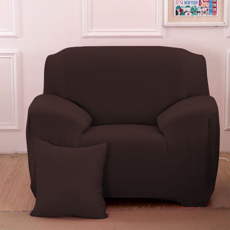 Housse pour canapé extensible 3 places, Café, H 45 po x l 55 po x P 30 po