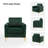 Gillette Upholstered Tufted Velvet Club Chair-719559861