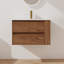Meuble-lavabo mural 30 po avec lavabo simple en céramique et 2 tiroirs à fermeture en douceur-346225842