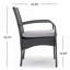 Fauteuil club d'extérieur en rotin d'osier-1624840697
