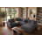 Errett Upholstered 5-Seat Roller Arms Cloud Corner Sectional Sofa-1323081018