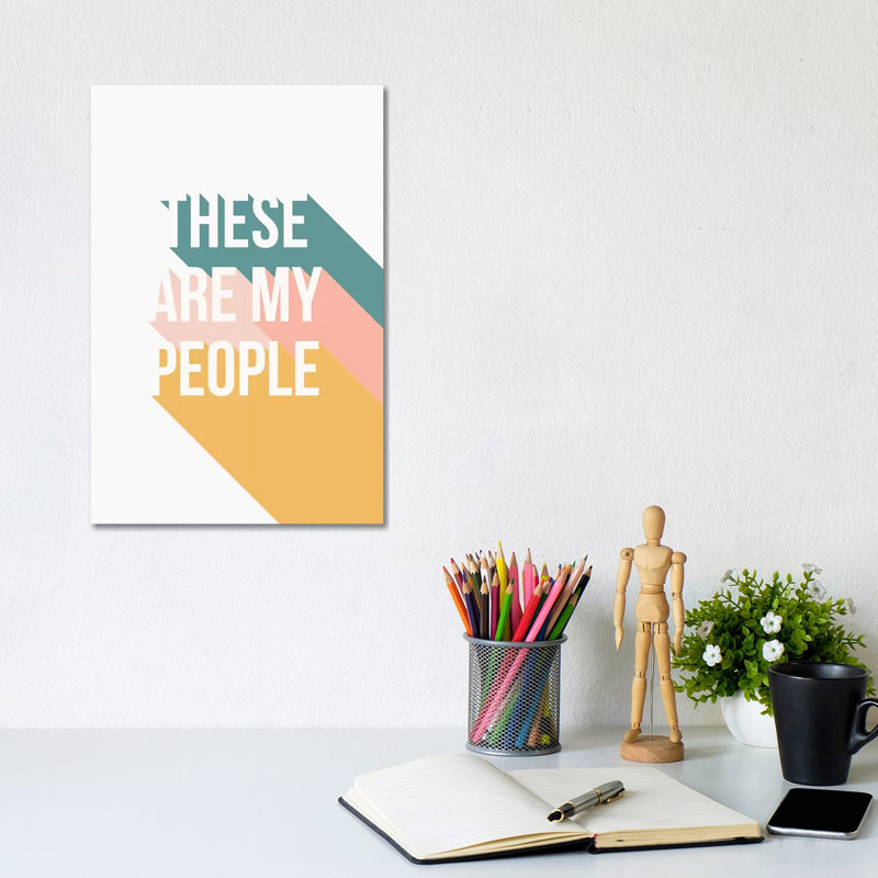 My People - Wrapped Canvas Print, 30.48cm H x 20.32cm W x 1.91cm D