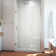 Unidoor Plus 44.5" W x 72" H Pivot Frameless Shower Door with ClearMax™ Technology