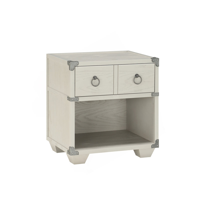 Versatile Industrial-Chic Nightstand With Sturdy Construction And Stylish Design