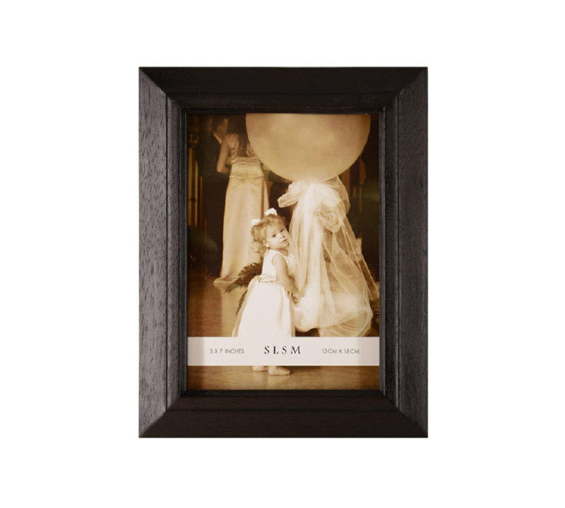 Cadre photo en bois étroit Leeson, 5 po x 7 po