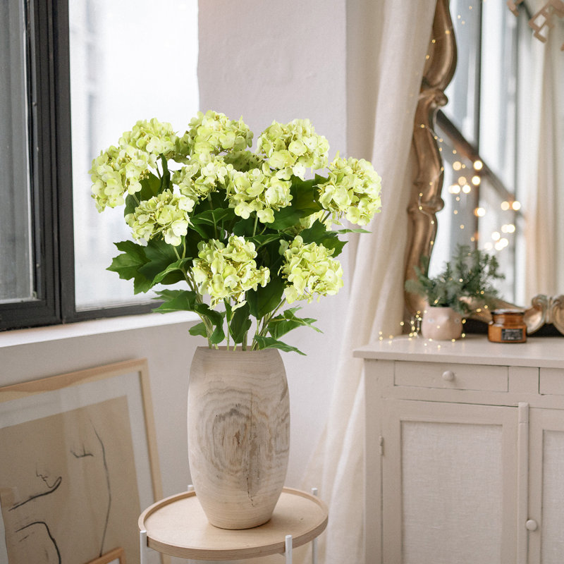5 pièces fleurs artificielles hortensia 67cm fleur artificielle Hortensia Bouquet Faux Flower Table maîtresse pour la maison de mariage Bouquet de mariée bricolage décoration