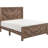 Modern Rustic Brown Bedroom Bed, Queen Size Furniture Wood Size, Bed-11863265-11863294