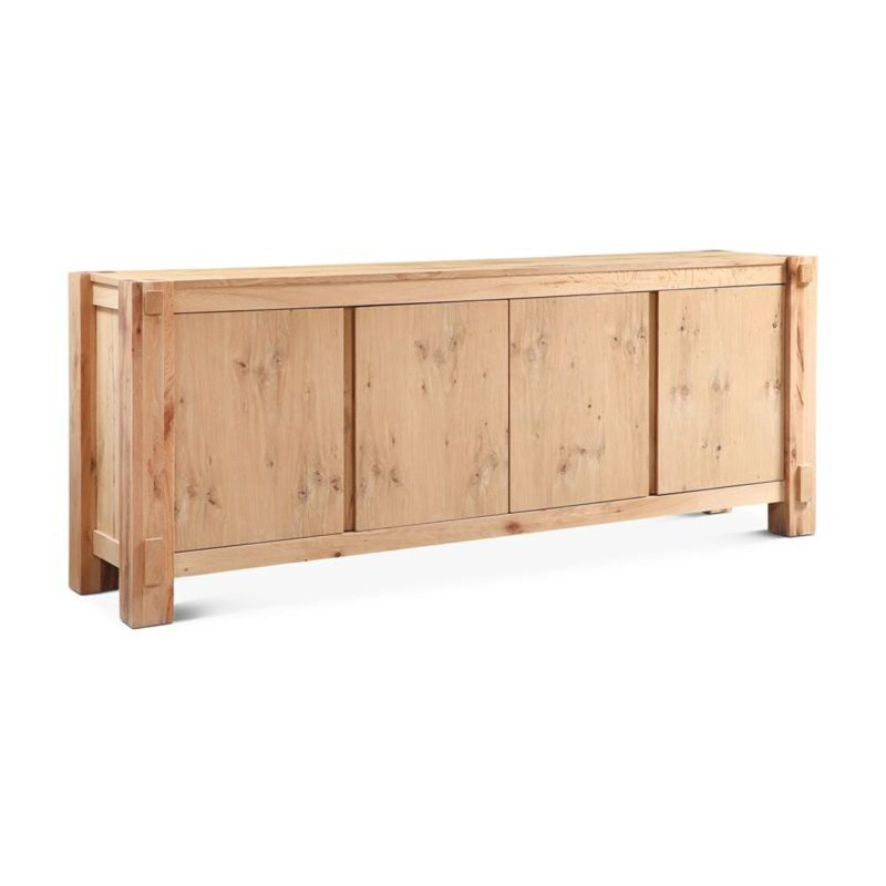 Alpine 80" Buffet In Distressed Oak