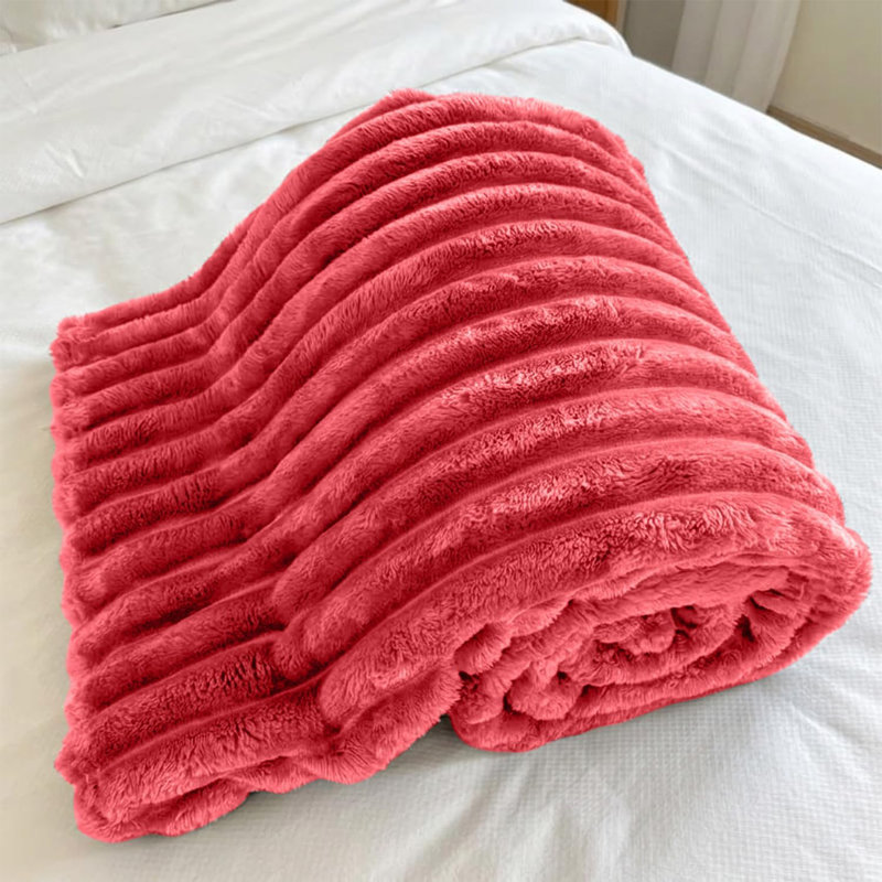 Throw Blanket, Red