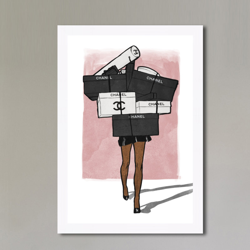«French Boxes Overoad Blush», impression encadrée, H 17 po x l 12 po