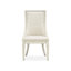 Chaise d'appoint rembourrée en albâtre Jillaine