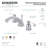 Kingston Brass Paris Two-Handle 3-Hole Deck Mount Widespread Bathroom Faucet with Retail Pop-Up Drain-25314284