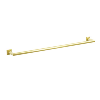 Modern Tubular Brass Towel Bar