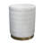 19" Stirling Cream Velvet Storage Stool