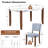 5-Piece Dining Table Set For 4-1750876378
