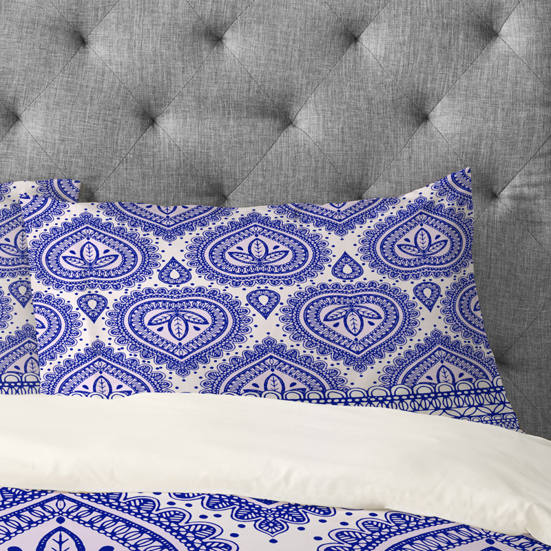 Decorative Pillowcase, King, Blue