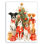 «Holiday Dogs» par Christmas Tree, art mural sur toile tendue