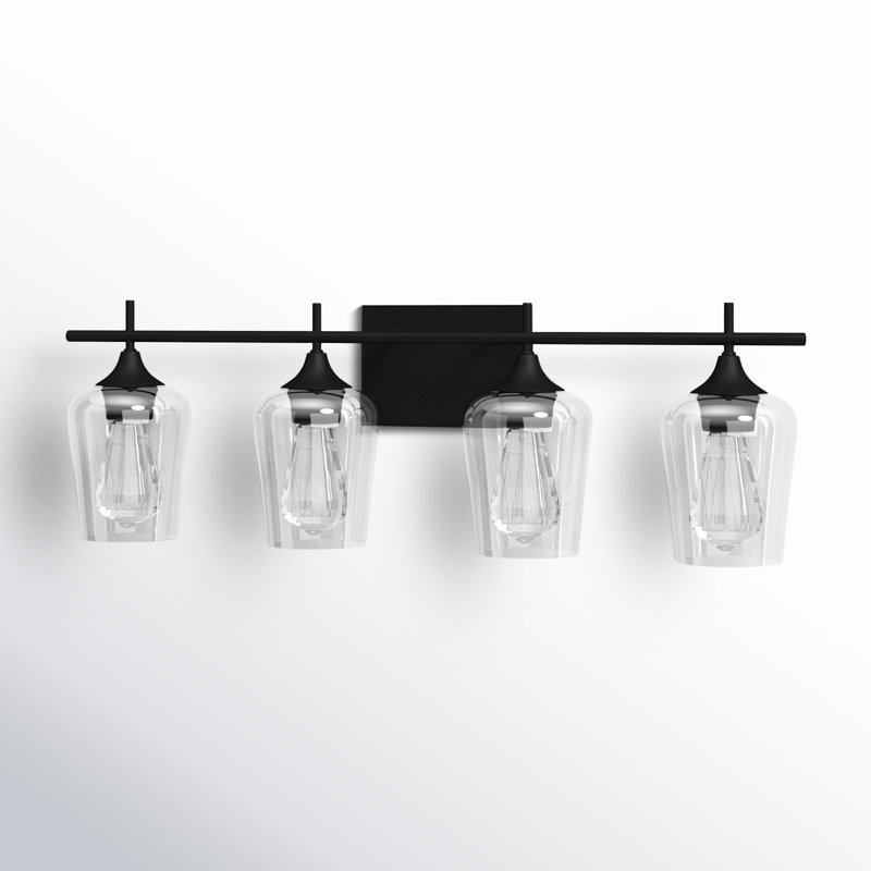 Luminaire de salle de bain à intensité variable Breena, Noir