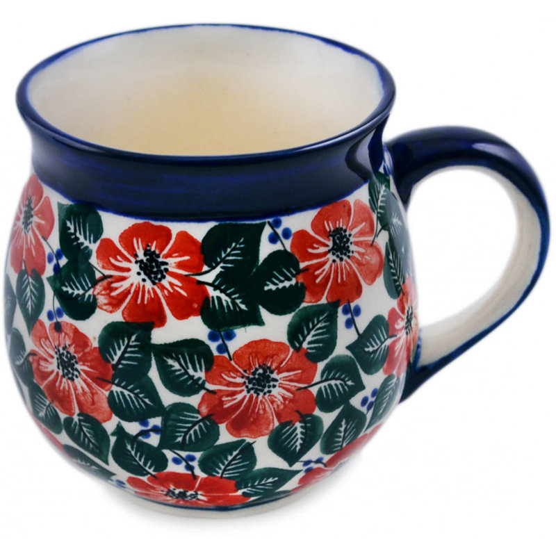 Handmade Stoneware Porcelain Coffee Mug Teacup and Saucer