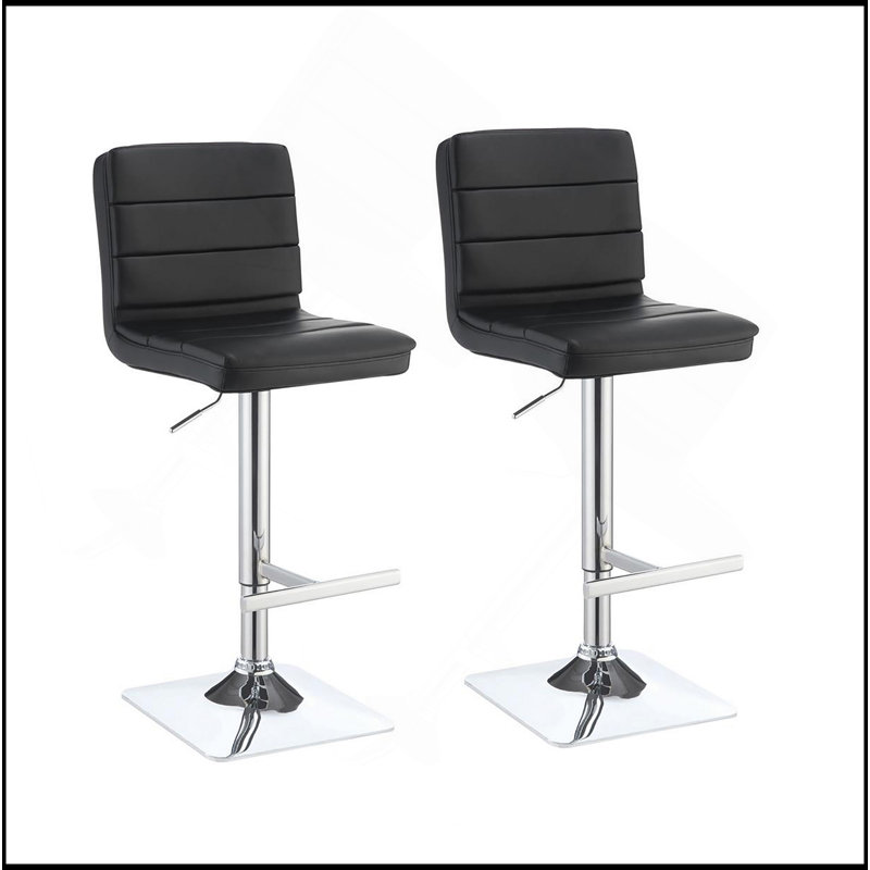  Adjustable Bar Stool (Set Of 2), Gray