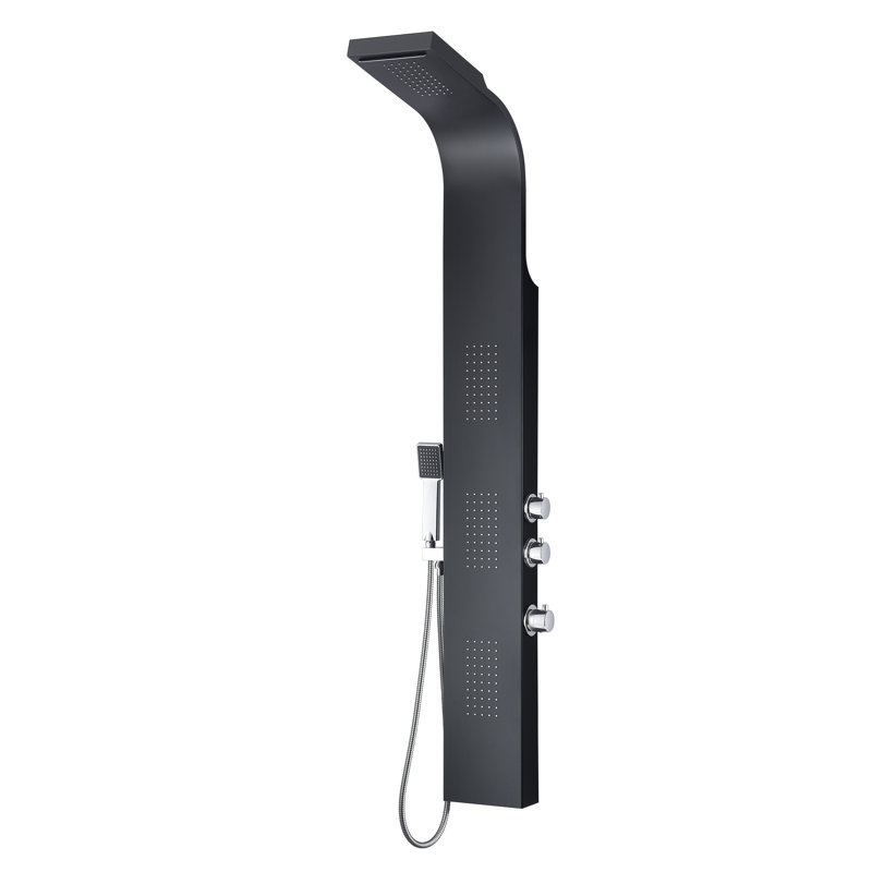 Atoll 64.96'' Shower Panel with Fixed Shower Head