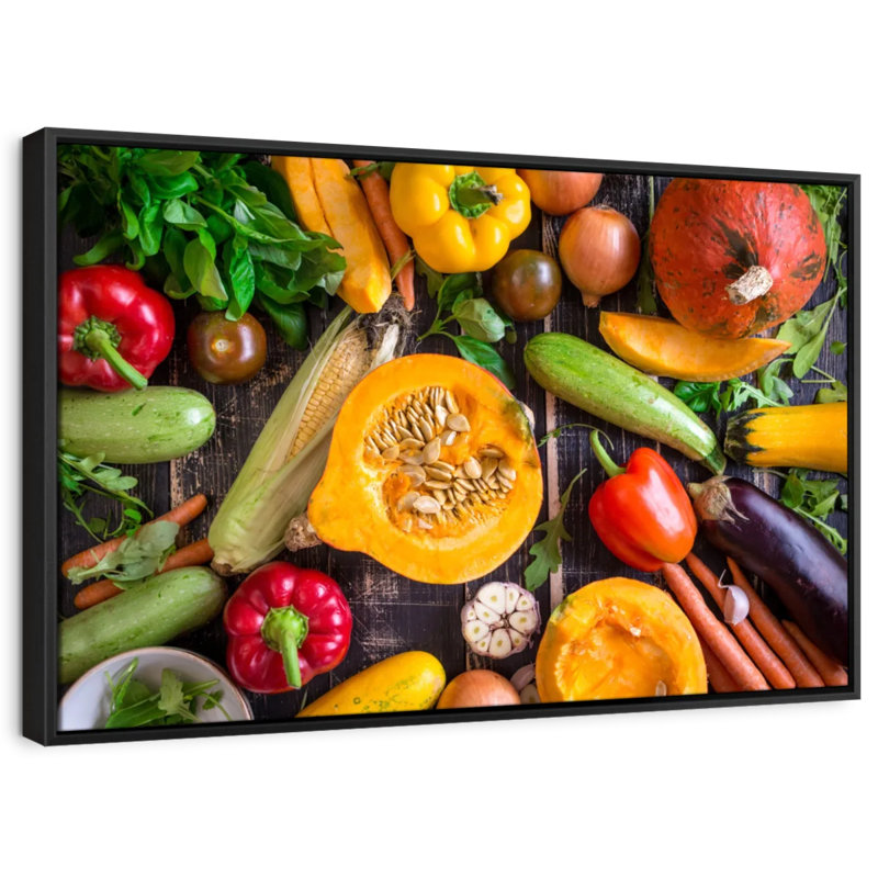 " Vegetable Jumble ", 17" H x 25" W
