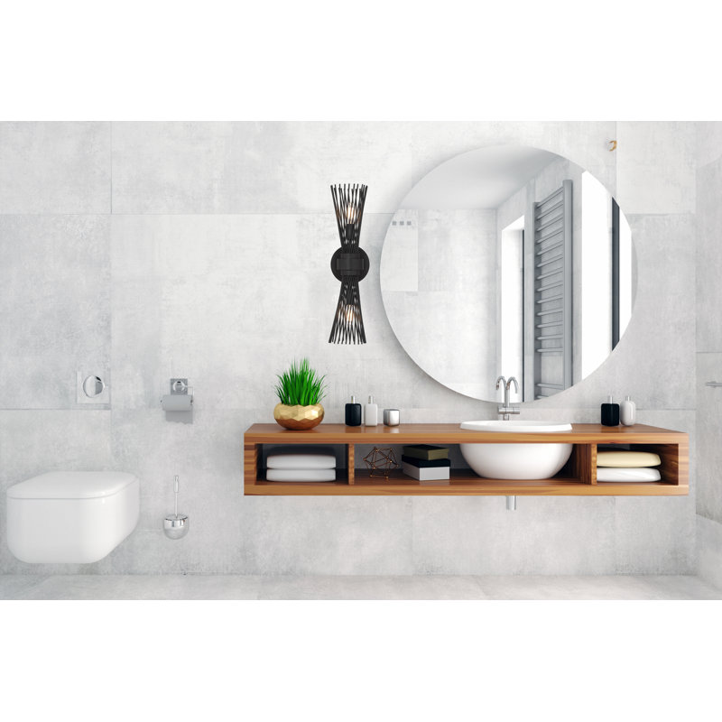 Iago Metal Wallchiere in Black, Black