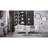 48" Rectangle Coffee Table with Silver Stainless Steel Base