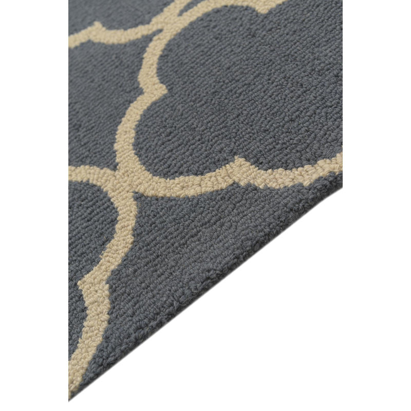 Tapis gris foncé Myrick