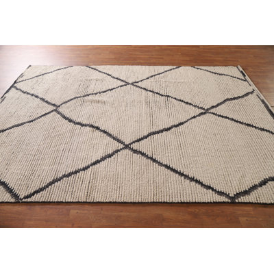 Moroccan Living Room Area Rug 6x9