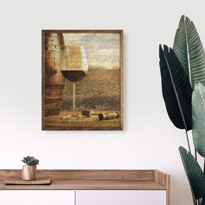 Impression de tonneau de vin Script