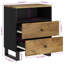 50cm W Solid Wood Bedside Table