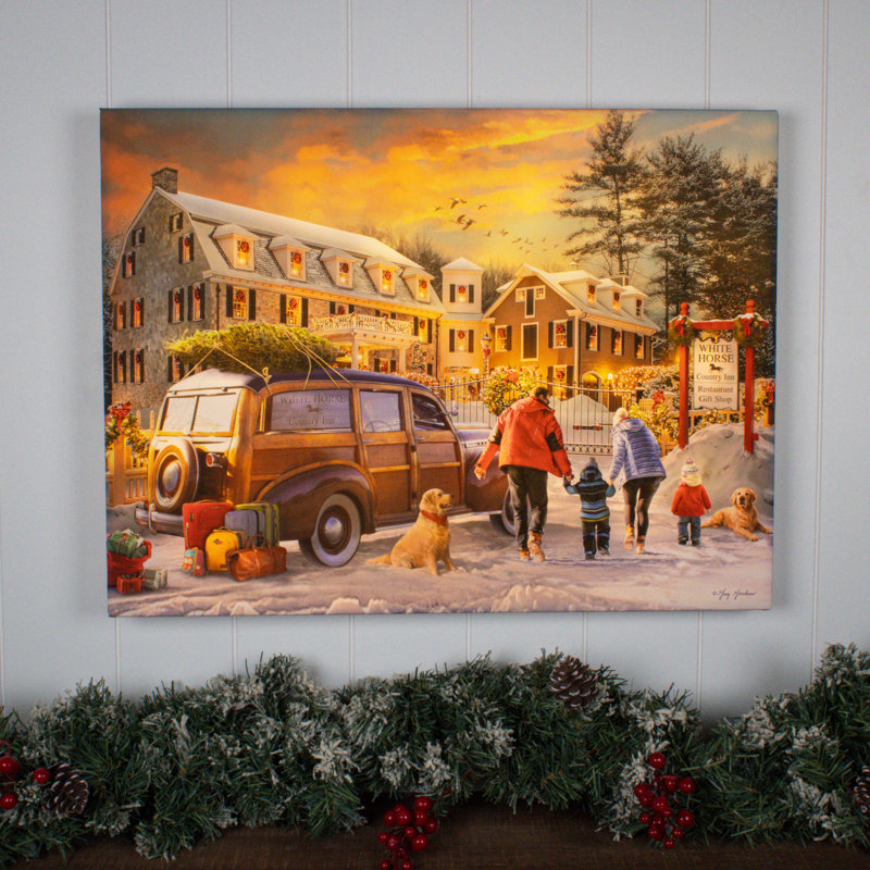 On Holiday 18x24 Fully Illuminated ColorChange LED Print