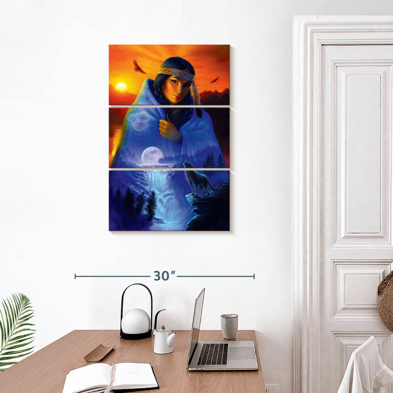 Portrait de Lelar Cape of Visions, H 32 po x l 20 po