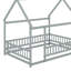 Lit en bois avec toit House House-1070884632-1070884630
